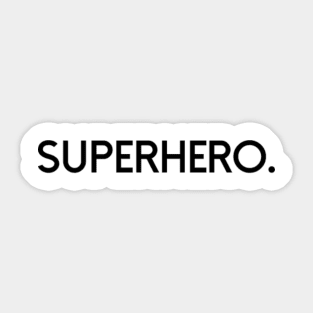 Superhero Sticker